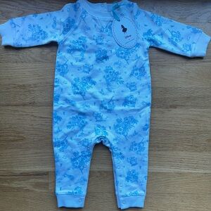 NWT Disney Alice in Wonderland French Terry Romper Janie & Jack 3-6m